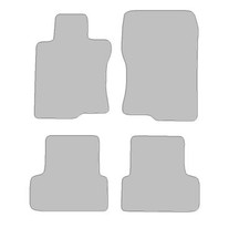 Fußmatten-Set für Honda Accord VIII (2007-2017) Robust anthrazit