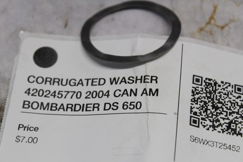 CORRUGATED WASHER 420245770 2004 CAN AM BOMBARDIER DS 650 - Picture 2 of 5