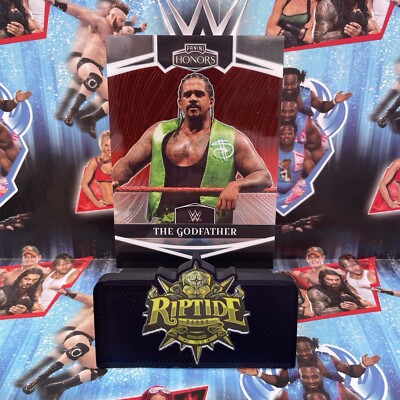 The Godfather WWE Panini Chronicles 2023 Panini Honors Prizm Red /199 #327