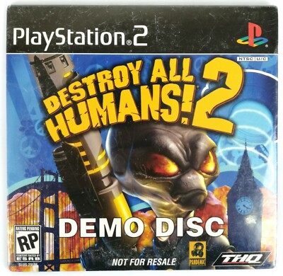 Destroy Alle Humans 2 - Play Station 2 - PS Demo - USA - Neu Saled