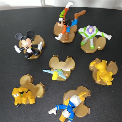 ディズニー　Disney アールビバン マセイ　ドナルド Lot Of 7 McDonald's Disneyland 50th Anniversary Figures With