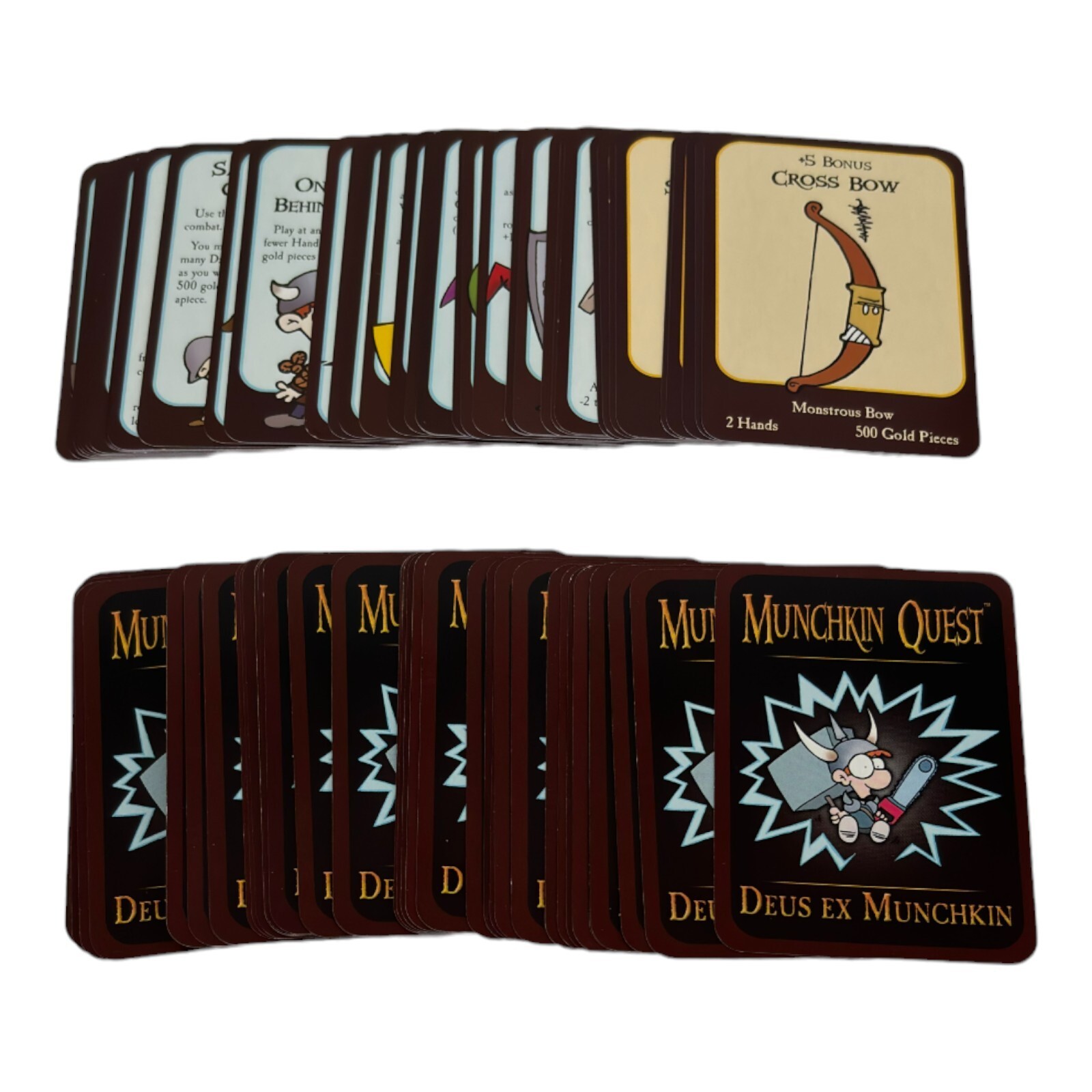 75 Replacement Deus Ex Munchkin Cards Munchkin Quest Game Deck Steve Jackson