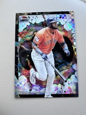 2024 Topps Finest Jordan Alvarez Rare Variation Checkerboard Refractor SP