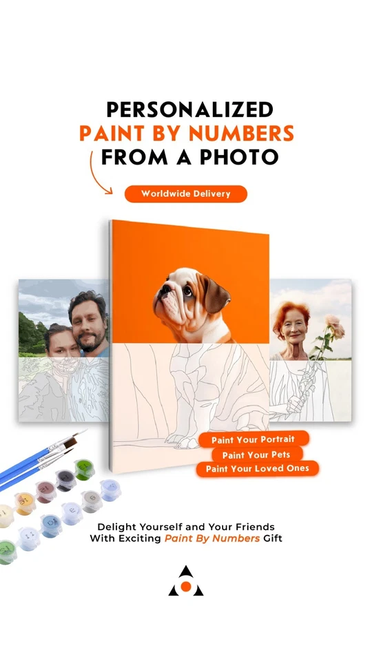 Custom Paint by Number Kit, Personalised Painting Kit, Paint From A Photo - Image 2 of 4