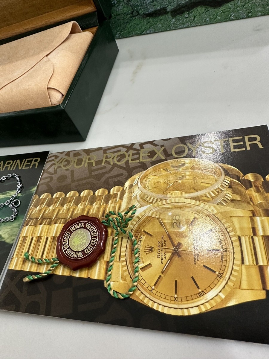 GENUINE Vintage Rolex Sea-dweller 16600 Watch Box FULL SET Booklet