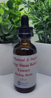 Allergy and Sinus Relief Extract Organic Natural Herbs
