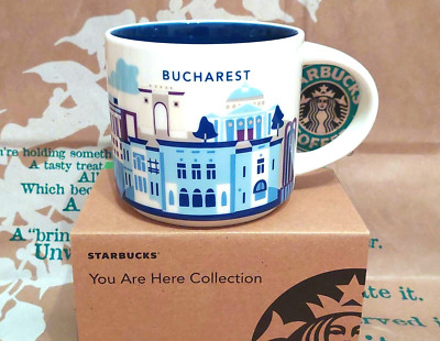 Starbucks Mug BUCHAREST/Rumänien, you are here Serie, neu und unbenutzt!!