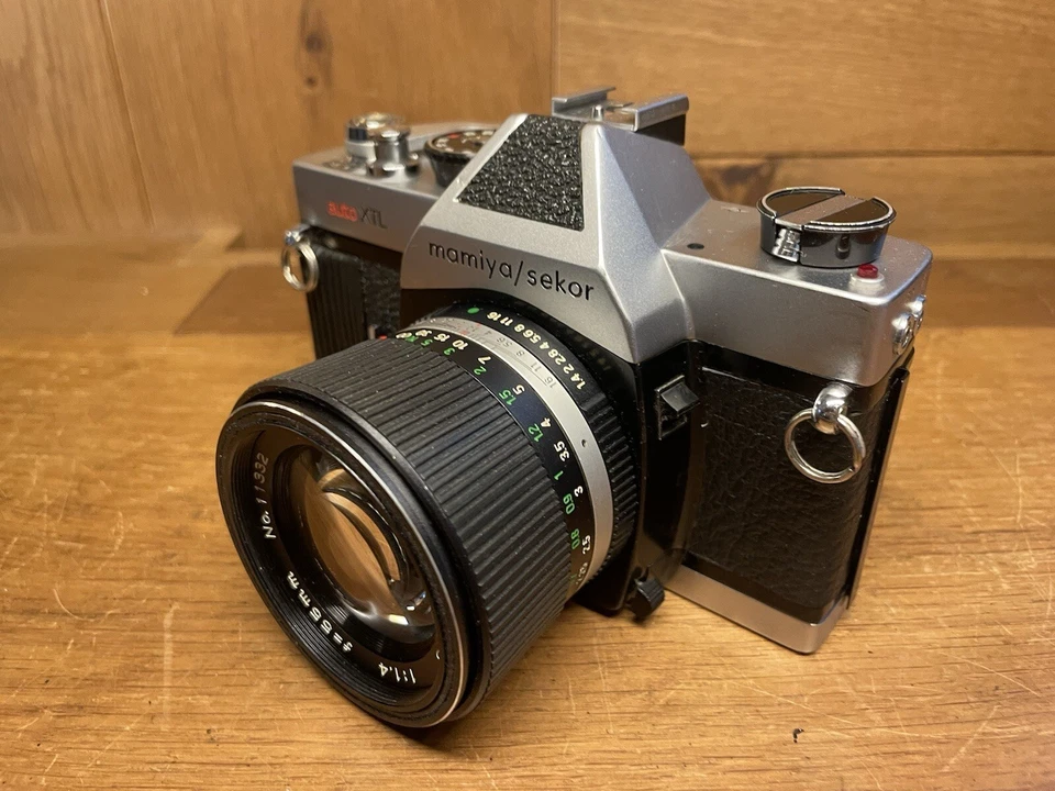 * Почти как новый с чехлом * Mamiya Sekor Auto XTL пленочная камера Sekor ES 55 мм F/1.4 / Япония - Изображение 3 из 4