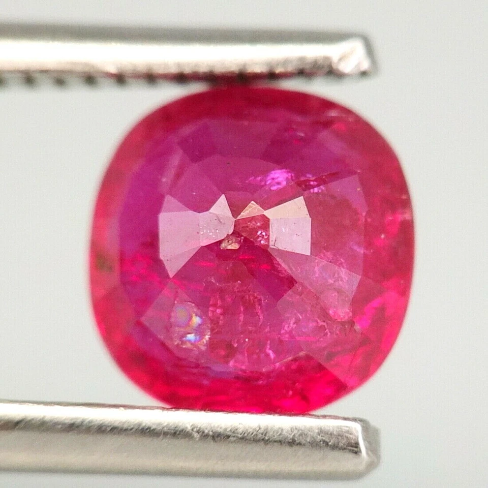 SHOLA Echt GLC Zertifiziert 1,99 Ct Natürlicher Unbehandelt Rot Rubin Mosambik - Bild 4 von 4