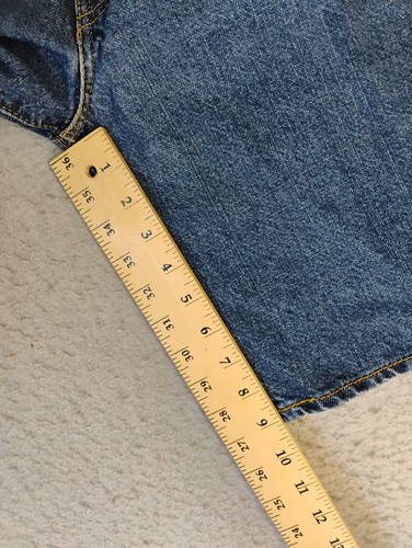 Levis 550 Herren Shorts 36 Blau Bermuda Einfarbig 5 Taschen Medium Wash Denim - Bild 7 von 10
