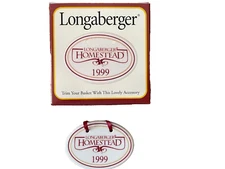Longaberger Homestead 1999 Tie On FREE SHIPPING