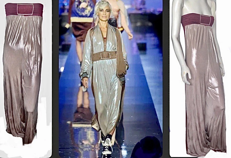 JEAN PAUL GAUTER S/S 2007 High waisted Boxing Sport Pant High Waisted  Sz M