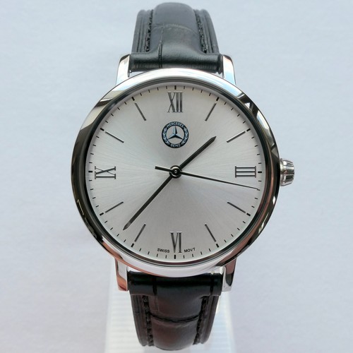 Mercedes Benz Vintage Logo Classic Car Accessory Basic Swiss Movt Watch - Picture 2 of 12