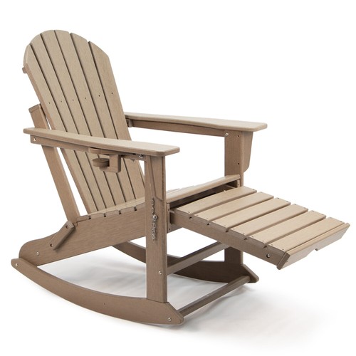 N&V HDPE Adirondack Chair, Outdoor Resin Polymer Lounge Chair,Patio Garden Chair eBay