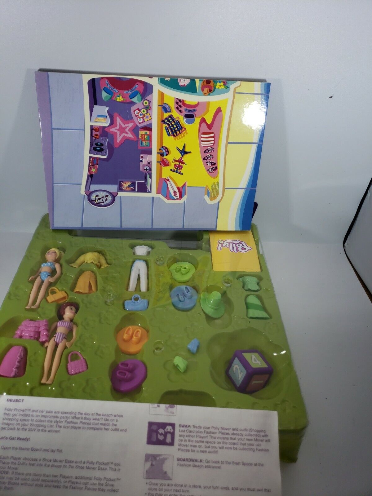 Polly Pocket 2004 Fashion Beach Game Brand New Sealed!