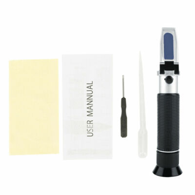 Brix Refractometer Portable Jam Beer Milk Fruit Juices Sugar Tester Meter 0~10% 