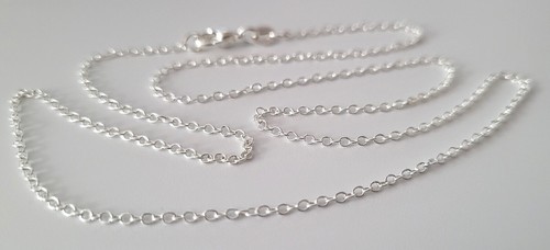 Chaîne de cou en argent - Longueur : 52 cm. (Ref. 285) | eBay