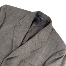 Brooks Brothers 346 Men s Wool Stretch Blend Blazer Jacket Gray 41R