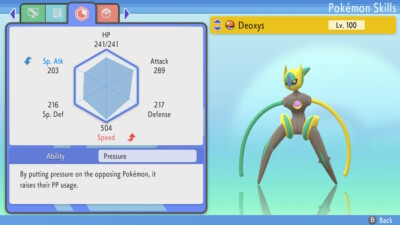 Pokemon Brilliant Diamond Shining Pearl BDSP - Shiny 6IV Max EV Deoxys Speed