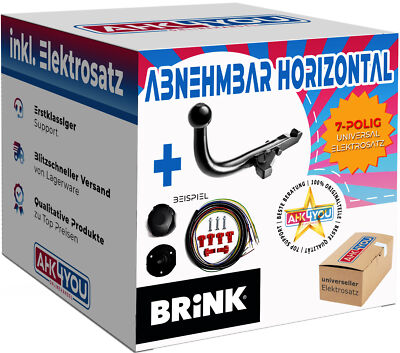 AHK BRINK für Suzuki Jimny 98-18 hori. abnehmbar + 7-pol ABE ES 