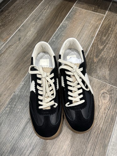 DOLCE VITA NOTICE SNEAKERS BLACK AND WHITE SIZE 7 NEW WITHOUT BOX - Picture 4 of 8