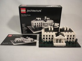 LEGO ARCHITECTURE Set 21006 The White House Complete w Box & Instructions