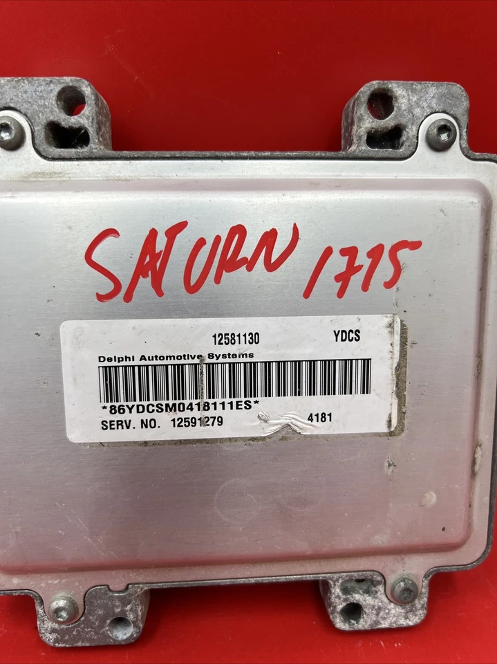 Módulo informático motor ECU 2005 Saturn Relay Montana ECM | 12581130 Foto 2 de 4