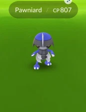 Pokemon Shiny Pawniard Registered Or 30 Days