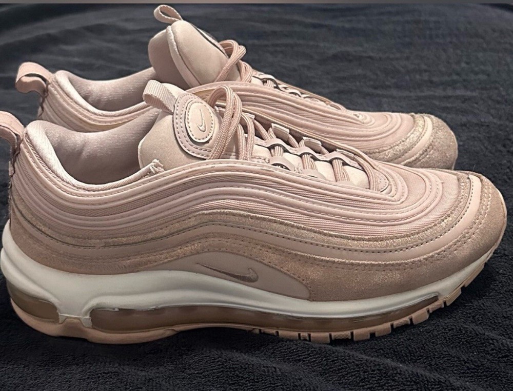 Nike Air Max 97 SE Particle Beige Metallic Running Shoes 2018
