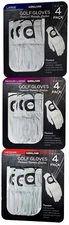 Kirkland Signature Golf Gloves Premium Cabretta Leather, 4 Pack