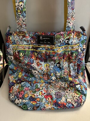 Tokidoki Jujube Ju Ju Be Large Tote Bag Sushi Cars Great