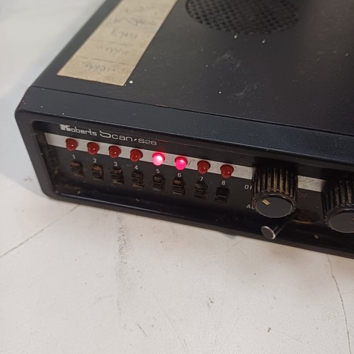 Roberts Scan /S28 VHF/FM Monitor Receiver Vintage Crystal Scanner Made in Japan - Zdjęcie 11 z 21