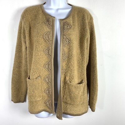 tan sweater jacket