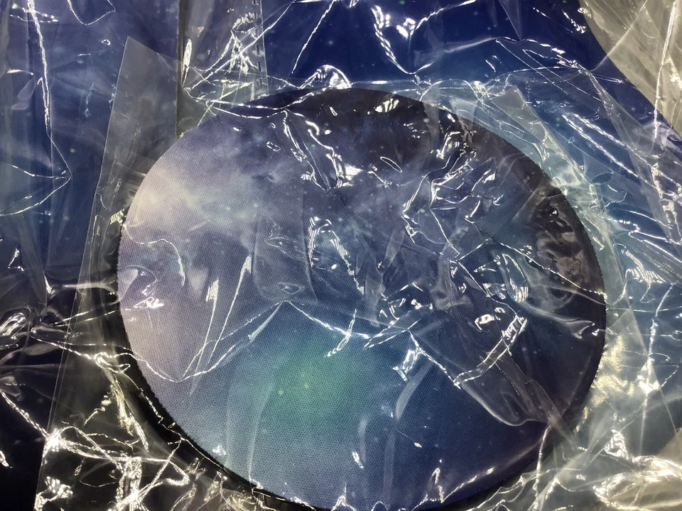 Keyboard, Mouse Pad Wrist Rest 3 Pc Set Anti Skid Star Field Pattern - Image 2 of 4