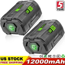 2Pack For EGO 56V 12Ah Battery BA1400 POWER+ Lithium ion BA2800T BA4200T BA5600T