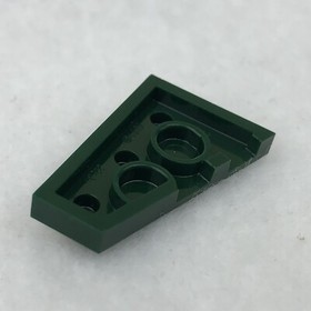 LEGO 43722 Dark Green Wedge, Plate 3 x 2 Right (x1)
