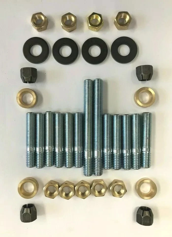 Kit de reconstrucción de hardware de colector de 6 cilindros para Dodge Coronet 1959 con juntas Foto 4 de 4