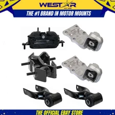 Engine Torque Strut, Trans & Engine Mounts Set 6 pcs For Pontiac Montana 3.9L