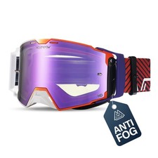 Dirt Bike Goggles Over Glasses Anti-Fog, Motorcycle Protective Eyewear Motocr...