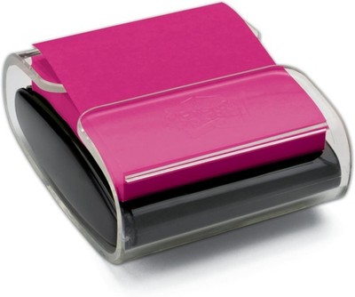 Post it 3x3 Pop up Note Dispenser Black Base Clear