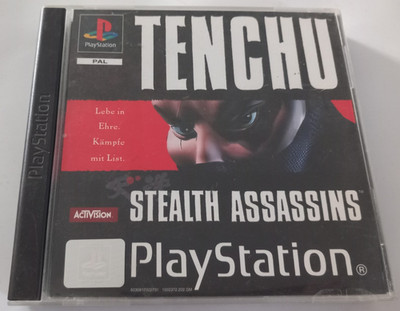 Sony Playstation 1 Tenchu Stealth Assassins CIB PS1 Black Label PSX PSone