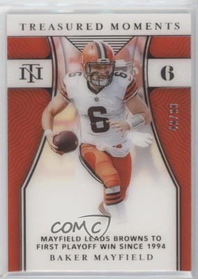 2021 Panini National Treasures Treasured Moments 40/99 Baker Mayfield 1m1a