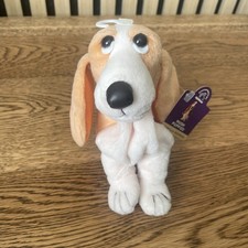 Small Tan & Brown Plush Hush Puppies Promotional Puppy Dog Stuffed Animal &ndash; 5.5