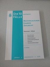 Musterklausuren Zivilrecht 