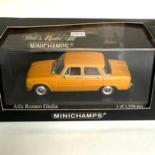 Minichamps 1/43 Alfa Romeo Giulia Giallo Ocra Collectible 14+