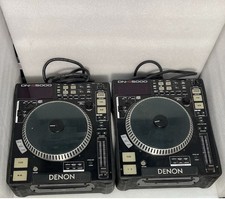 Denon DN-S5000 Digital CD Turntable 2-Disc Set for DJ Music Pair For Parts