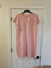 Women's Gap Pink Tee Shirt Dress NWT XL Tall