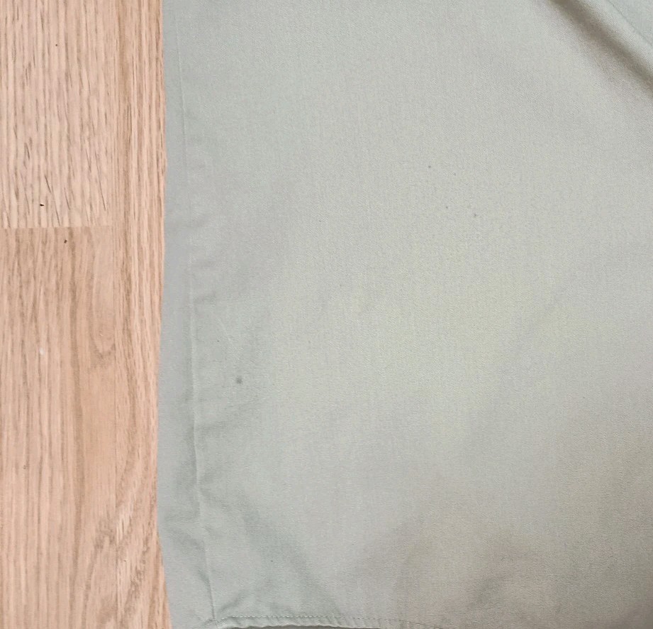 Vintage BIG MAC USA Work Shirt 2XL • Rare 3 Workers Tag • Pale Green Twill image 7