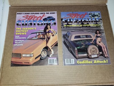 Street Custom Lowrider Magazine Lot Of 2  Original Magazines Chicano