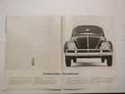 1962 Volkswagen  Coca Cola Two Page Vintage Magazine Ad Nice Image